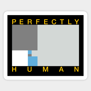 Perfectly Human - Demiboy Pride Flag Sticker